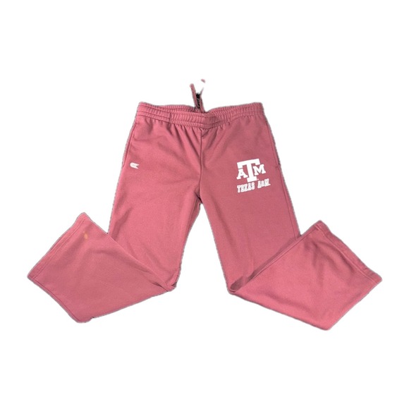 Texas A&M Pants Youth Large Sweatpants Maroon Colosseum Logo Loungewear Casual - Picture 1 of 9